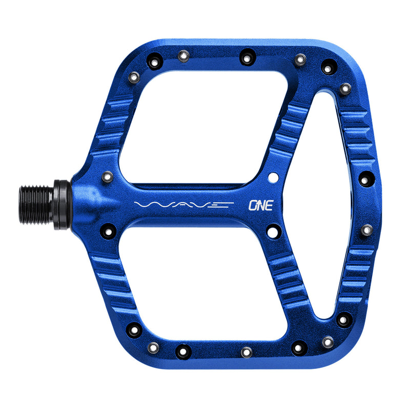 Load image into Gallery viewer, OneUp Components Wave Platform Pedals Dark Blue
