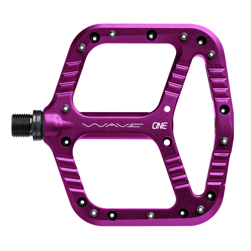 Load image into Gallery viewer, OneUp Components Wave Platform Pedals Purple

