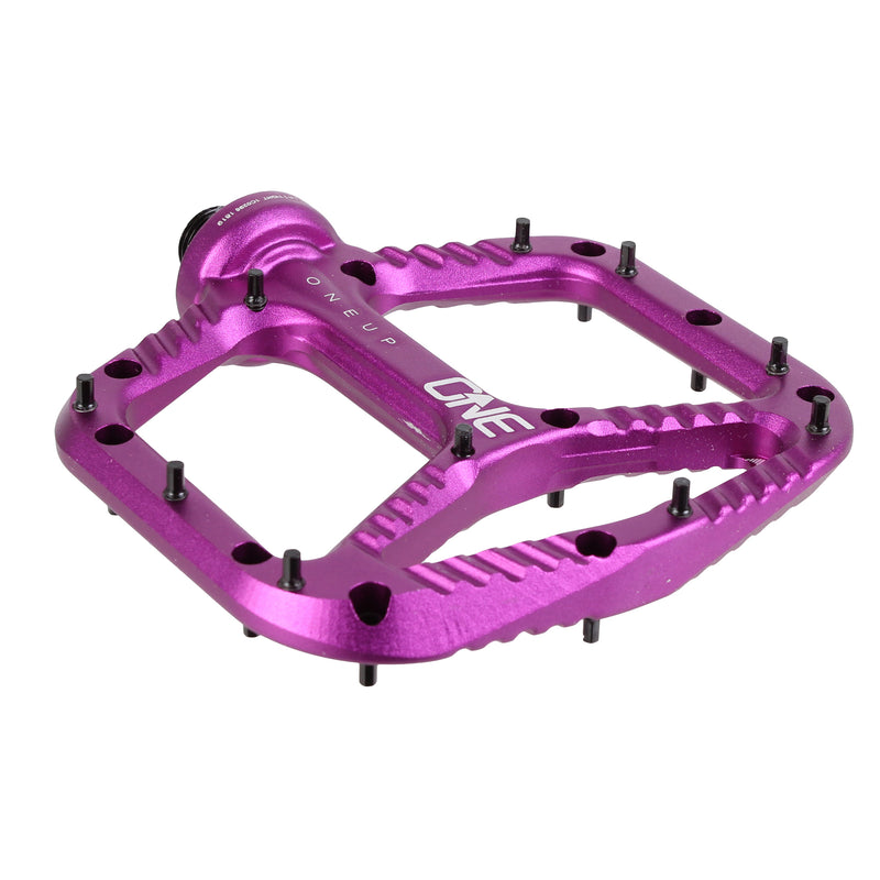 Load image into Gallery viewer, OneUp Components Aluminum Platform Pedals Purple
