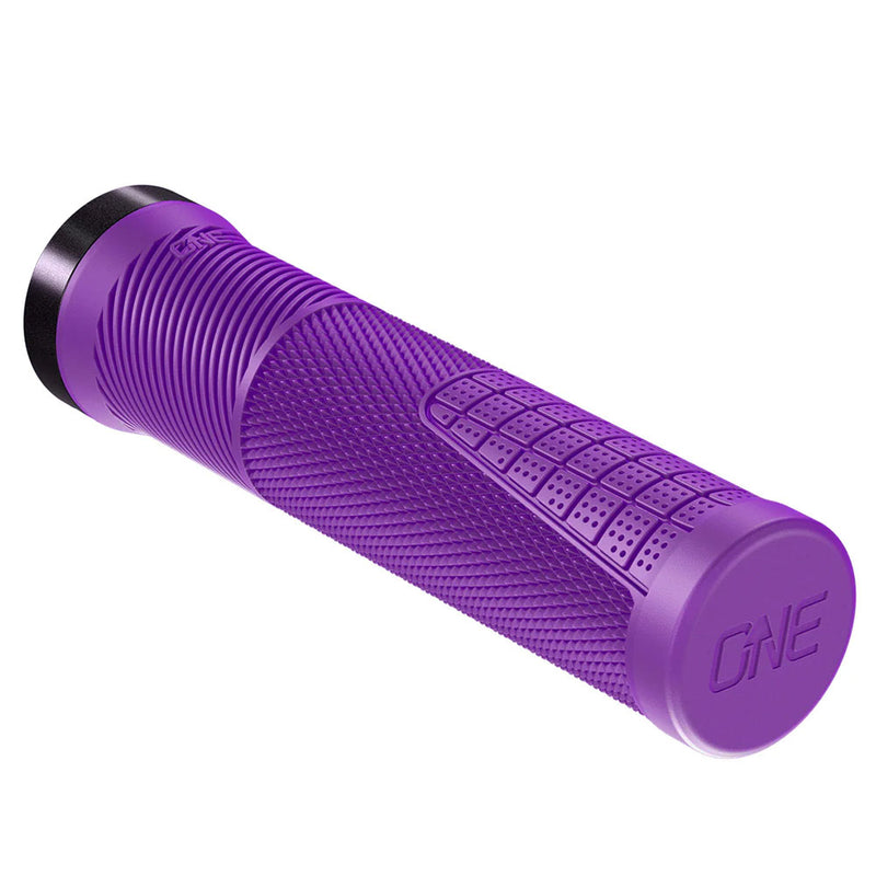 Load image into Gallery viewer, OneUp Components Thin Lock-On Grips Purple
