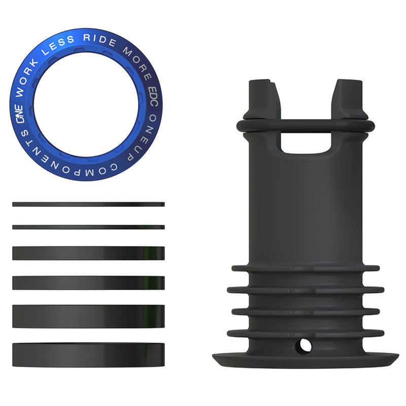 Load image into Gallery viewer, OneUp Components EDC Threaded Top Cap Dark Blue
