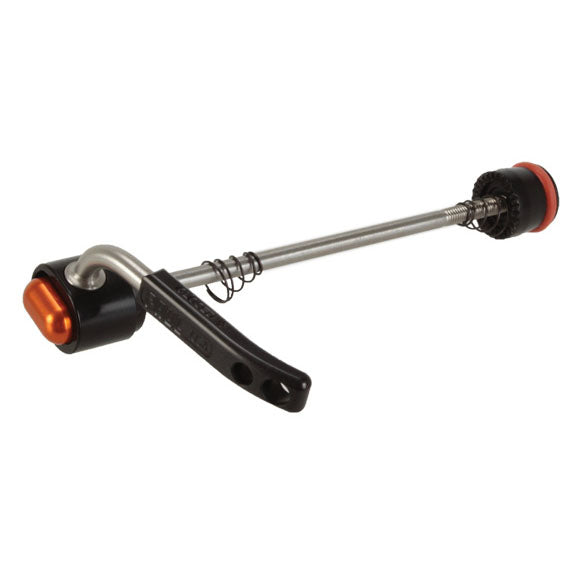 Load image into Gallery viewer, Paul Components Quick Release Skewer 100mm Front Black w/Orange
