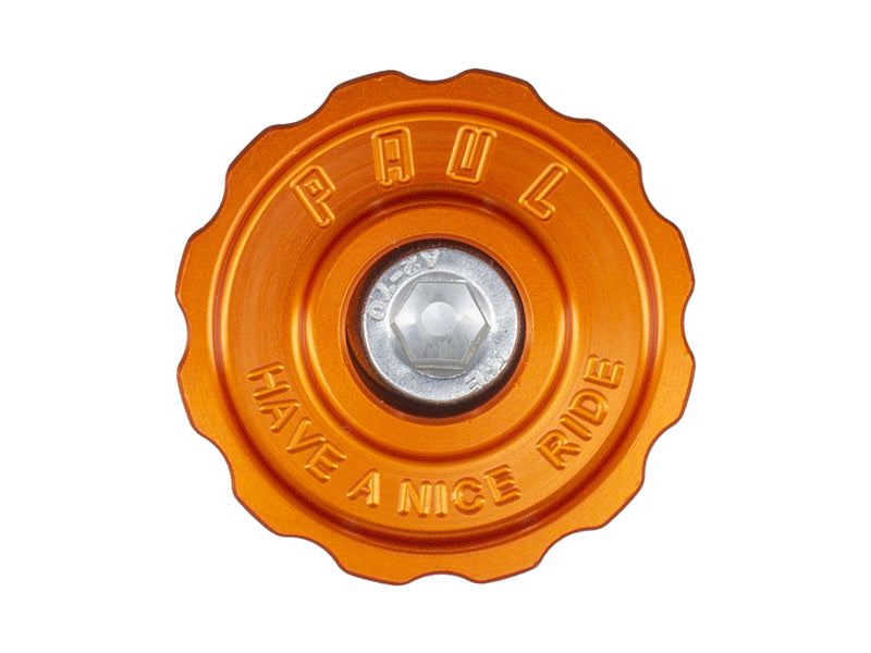 Load image into Gallery viewer, Paul Components Aluminum Top Cap Orange
