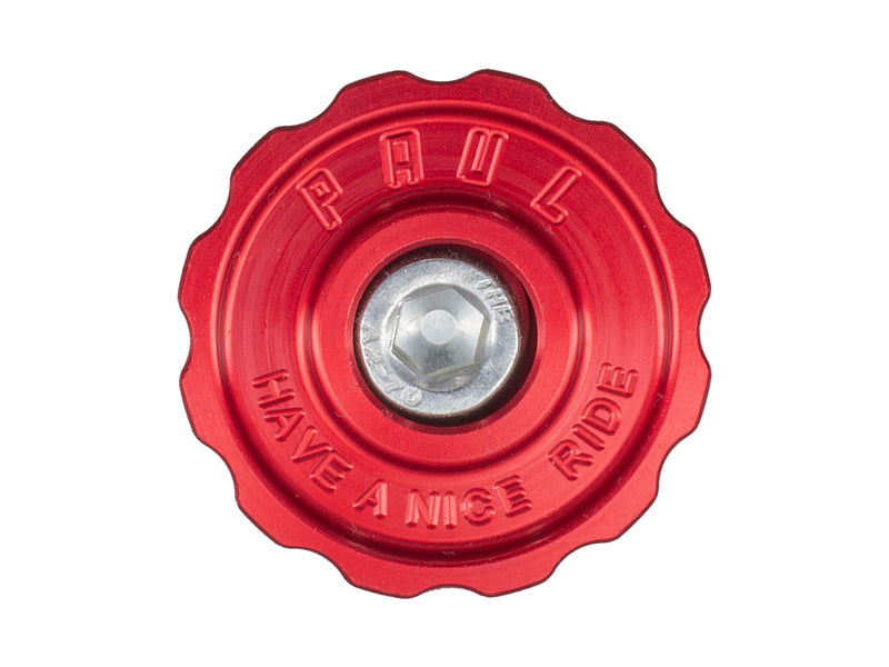 Load image into Gallery viewer, Paul Components Aluminum Top Cap Red
