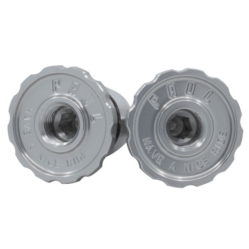 Load image into Gallery viewer, Paul Components Aluminum Bar End Plug Silver
