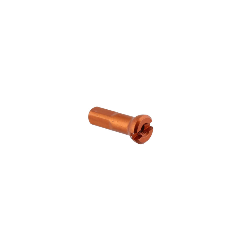 Load image into Gallery viewer, Sapim Alloy Polyax Nipple 14g/14mm Orange 100/Count
