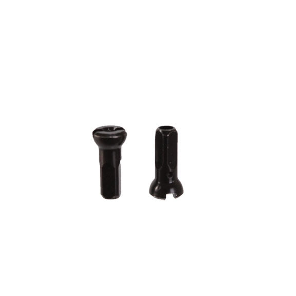 Load image into Gallery viewer, Sapim Secure Lock Brass Nipple 14g/12mm Black 100/Count
