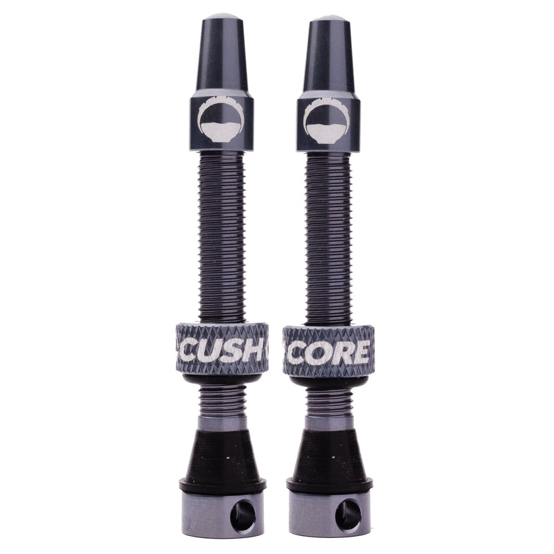 Load image into Gallery viewer, Cush Core Air Valve 55mm Titanium Pair
