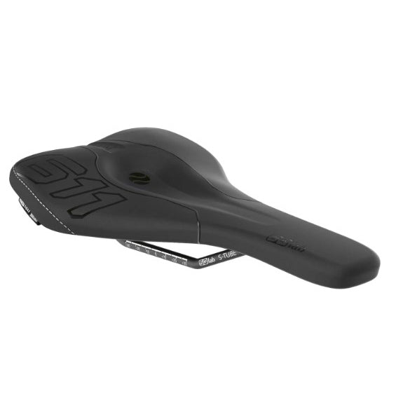 Load image into Gallery viewer, SQlab 611 Ergowave S-Tube rail 130* saddle blk
