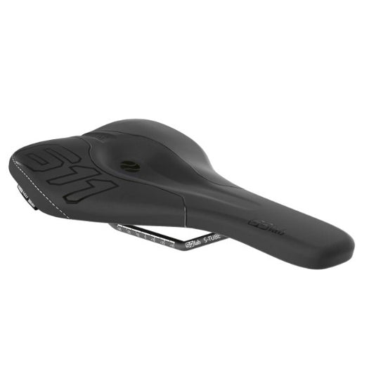 SQlab 611 Ergowave S-Tube rail 130* saddle blk