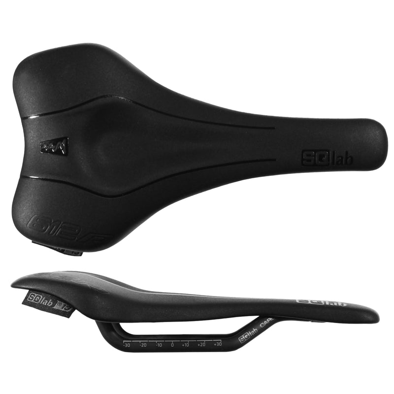 Load image into Gallery viewer, SQlab 612 R Ergowave Carbon Rail 130* Saddle Blk
