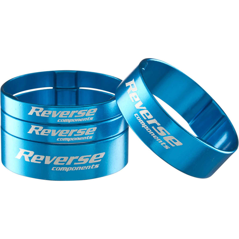 Load image into Gallery viewer, Reverse Ultralight Headset Spacer Set Set/4 Light Blue
