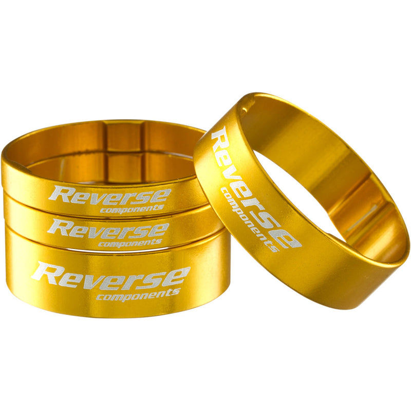 Load image into Gallery viewer, Reverse Ultralight Headset Spacer Set Set/4 Gold
