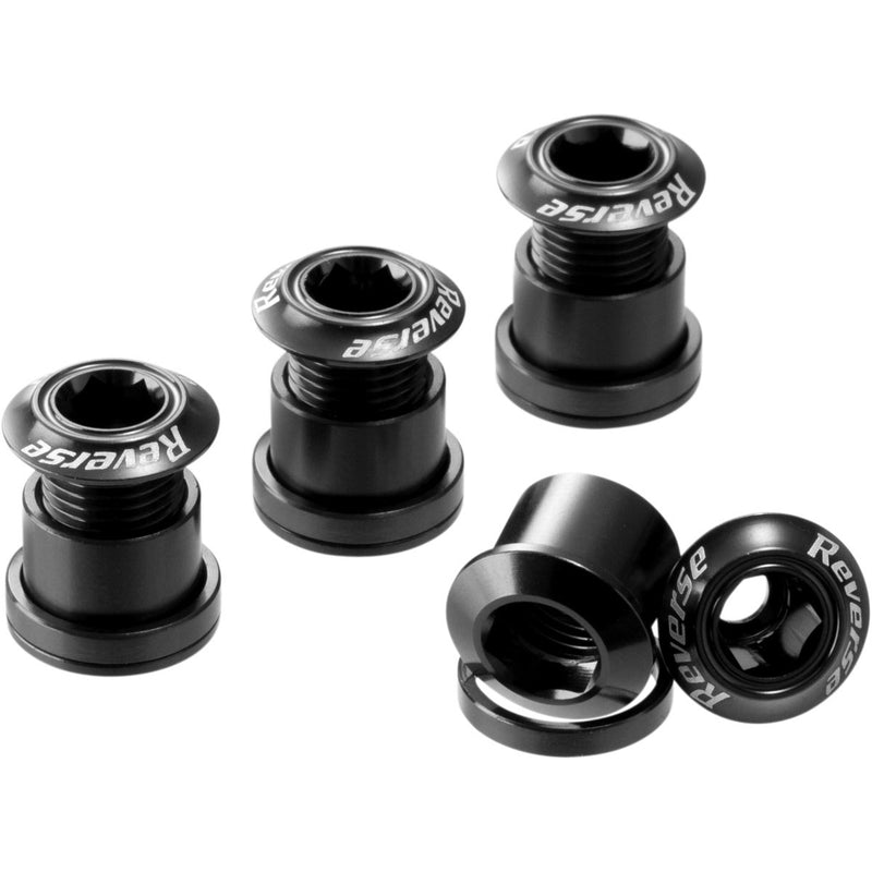 Load image into Gallery viewer, Reverse Chainring Bolt Set 8pc - Black
