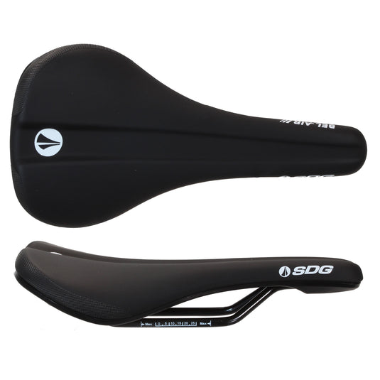 SDG Bel-Air V3 Saddle Steel Rails Black
