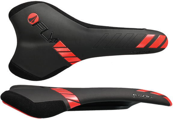 Load image into Gallery viewer, SDG I-Fly 2.0 I-Beam Saddle - Black/Red
