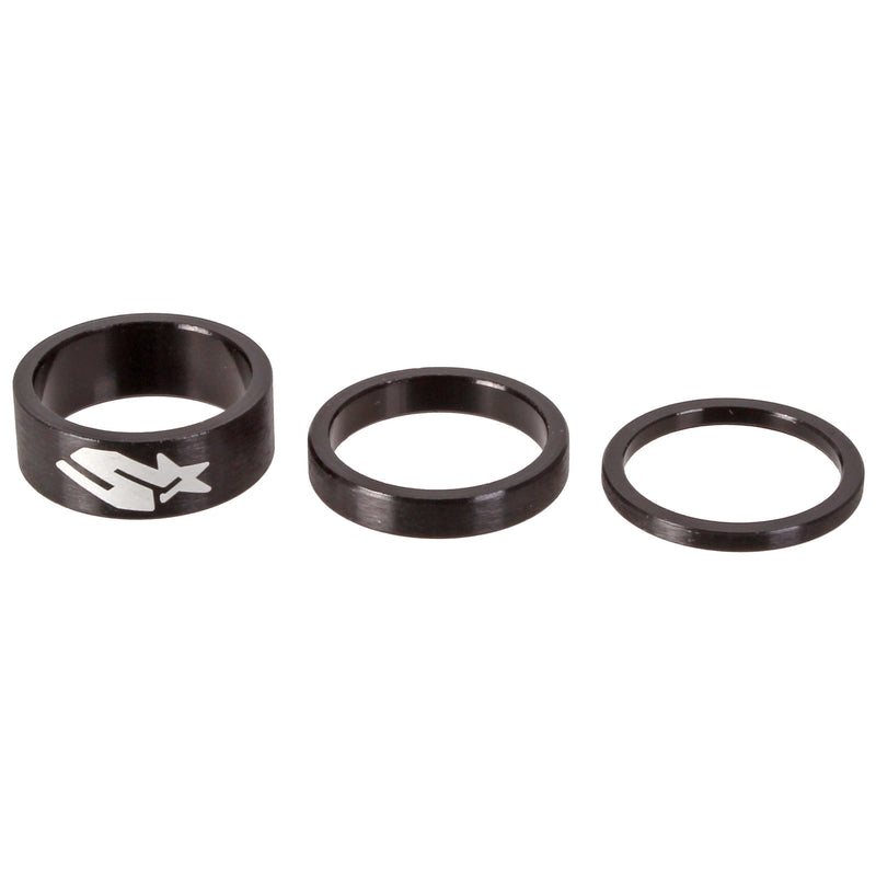 Load image into Gallery viewer, Spank Headset Spacer Kit 3/6/12mm Set - Black

