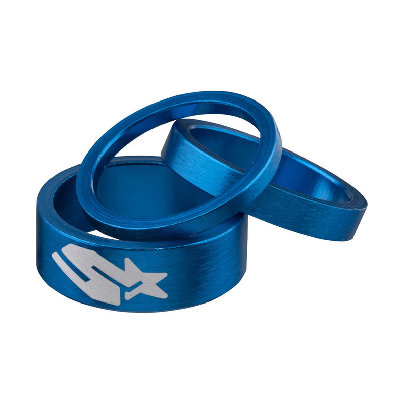 Load image into Gallery viewer, Spank Headset Spacer Kit 3/6/12mm Set - Blue
