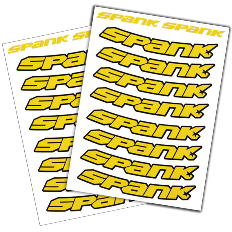 Load image into Gallery viewer, Spank Spank Rim Decals - Yellow
