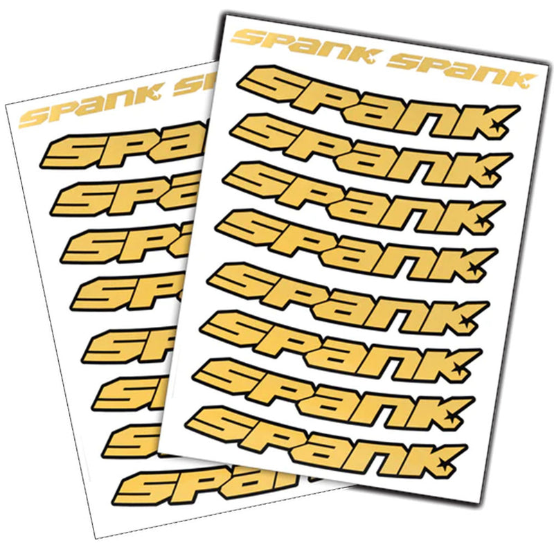 Load image into Gallery viewer, Spank Spank Rim Decals - Gold
