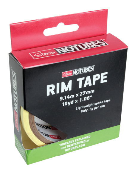 Load image into Gallery viewer, Stan's Yellow Rim 27mm Tape 10 Yard Roll  >
