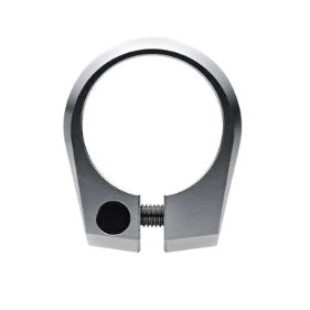 Load image into Gallery viewer, Title Bolt-On Seatpost Clamp 28.6mm Chrome
