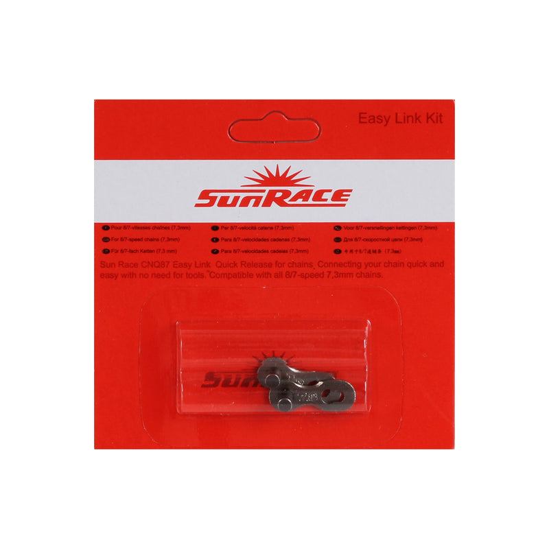 Load image into Gallery viewer, Sunrace CNQ87 Quick Link for 7 &amp; 8sp Chains (1 Set) 
