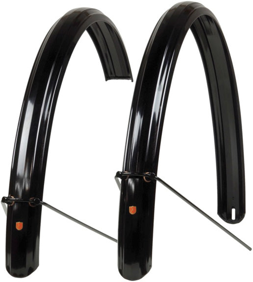Load image into Gallery viewer, Velo Orange Zeppelin Fenders Black - 52mm
