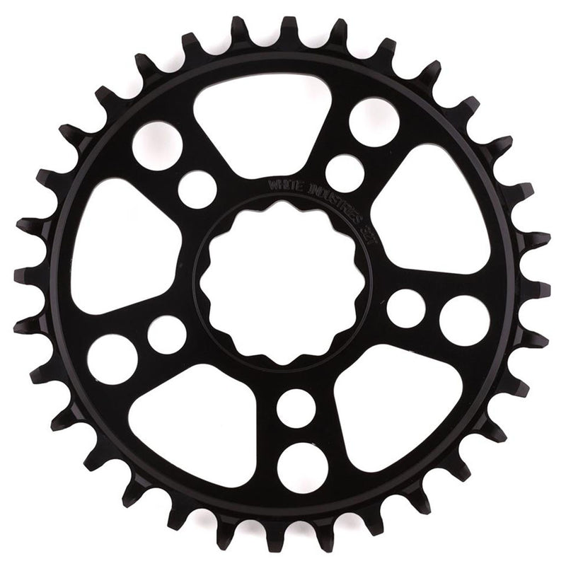 Load image into Gallery viewer, White Industries MR30 TSR 1x Chainring (0mm Offset) 32T Black
