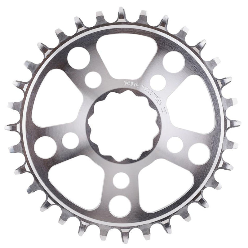 Load image into Gallery viewer, White Industries MR30 TSR 1x Chainring (0mm Offset) 32T Silver
