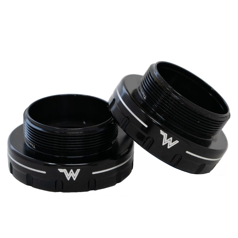 Load image into Gallery viewer, White Industries 30mm Bottom Bracket T47 68/73 External Black
