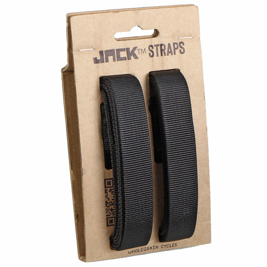 Wholegrain Cycles Jack Straps Nylon with Buckle Black