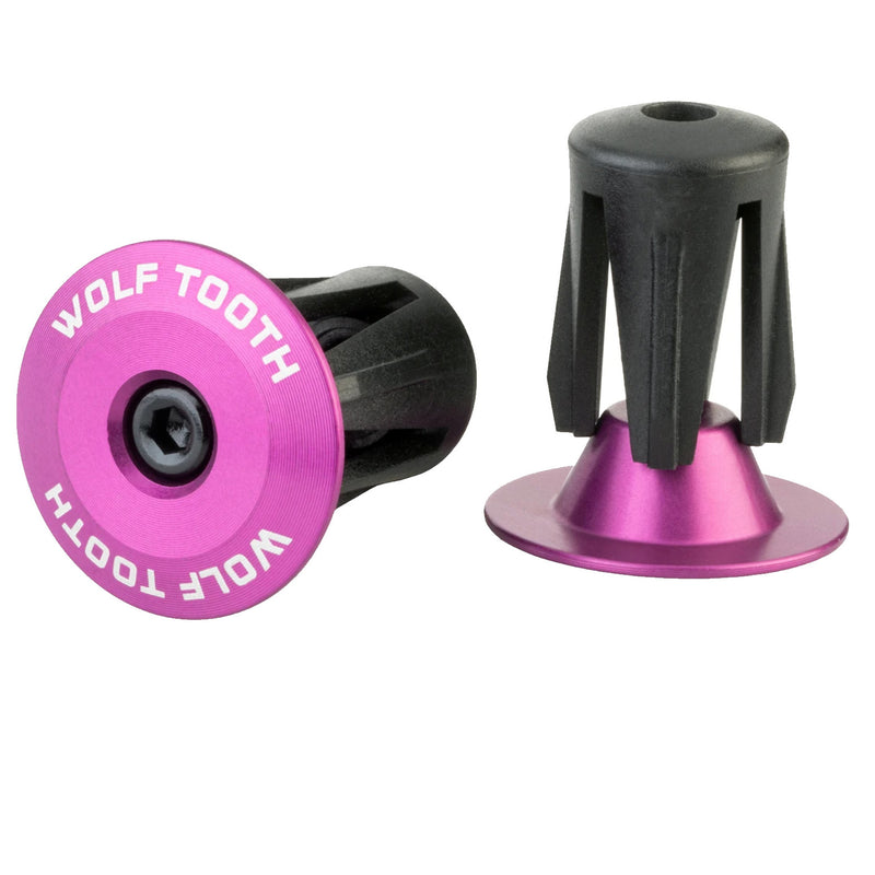 Load image into Gallery viewer, Wolf Tooth Components Alloy Bar End Plugs - Purple
