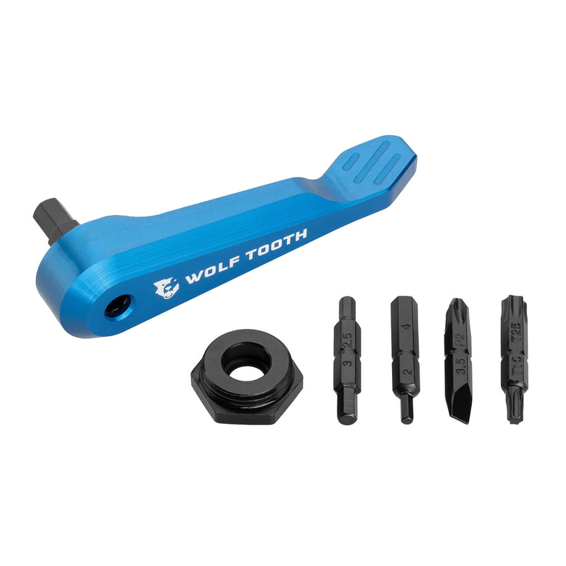 Load image into Gallery viewer, Wolf Tooth Components Axle Handle Multi-Tool Blue  
