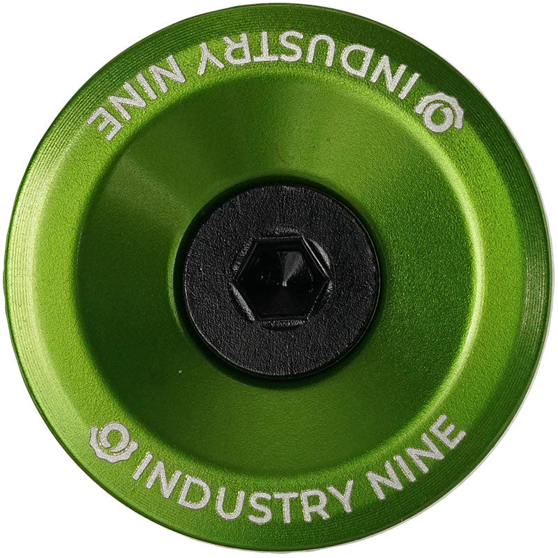 Load image into Gallery viewer, Industry Nine Ultra Light Aluminum Top Cap Lime
