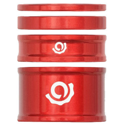 Load image into Gallery viewer, Industry Nine Headset Combo Spacer Kit 1-1/8" Set/4 Red

