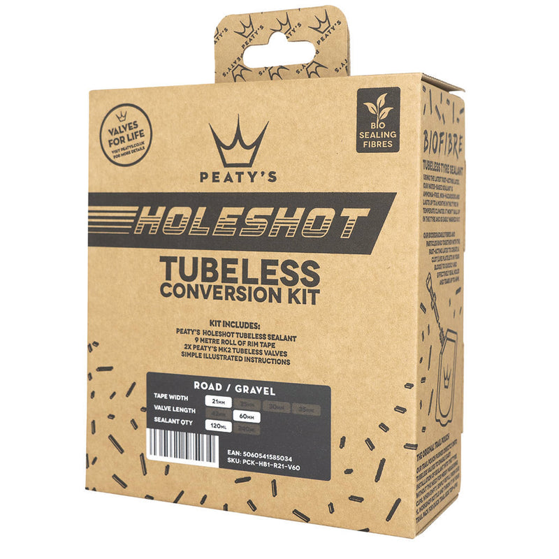 Load image into Gallery viewer, Peaty's Holeshot Tubeless Conversion Kit (21mm) Road/Gravel
