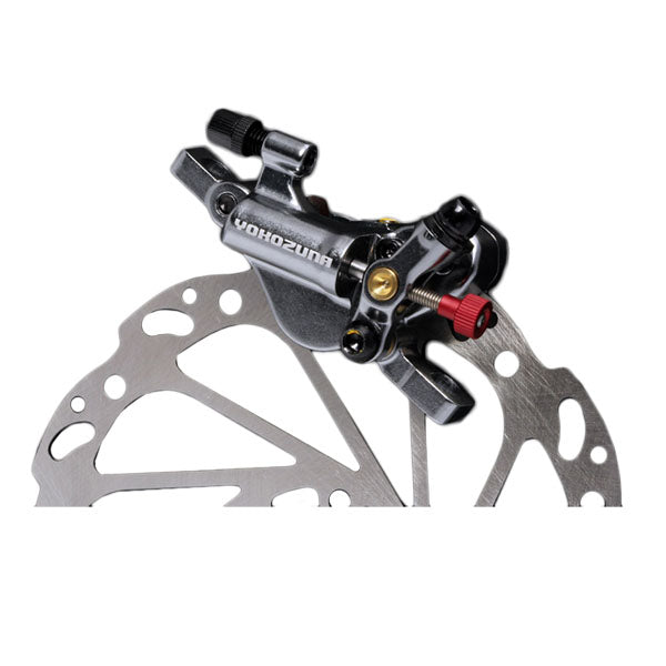 Load image into Gallery viewer, Yokozuna Road Motoko Front Disc Brake Flat/160mm - Silver
