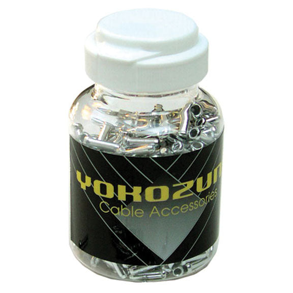 Load image into Gallery viewer, Yokozuna Cable End Crimps 1.6mm Silver 500/Bottle
