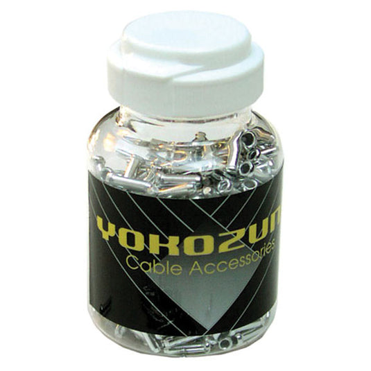 Yokozuna Cable End Crimps 1.6mm Silver 500/Bottle