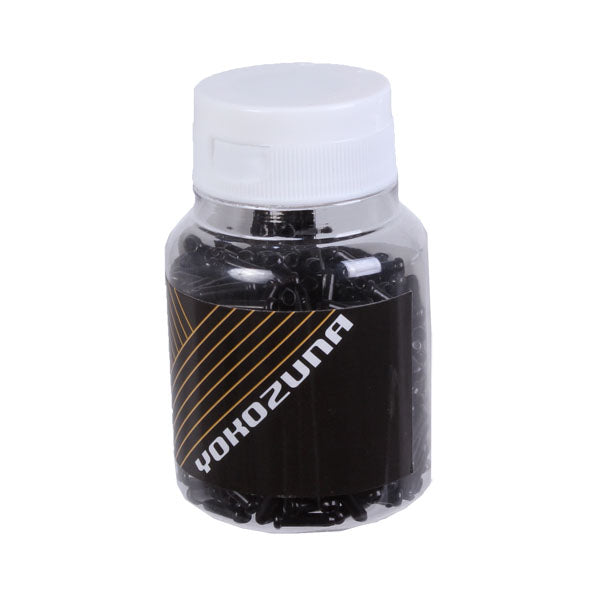 Load image into Gallery viewer, Yokozuna Cable End Crimps 1.6mm Black - 500/Bottle
