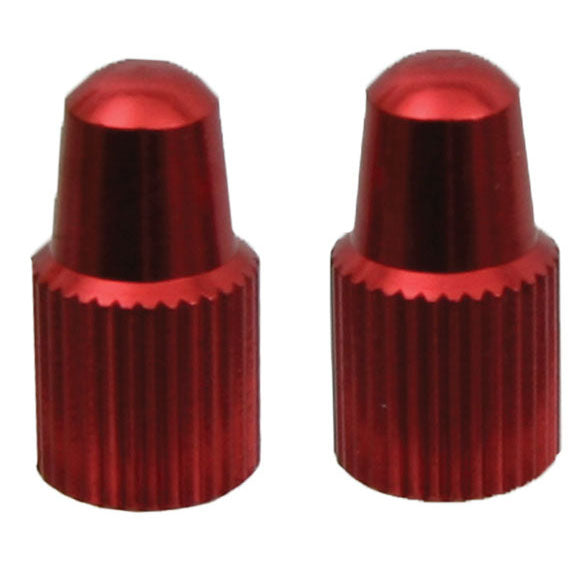 Load image into Gallery viewer, Yokozuna Alloy Valve Cap Presta Red - Pair
