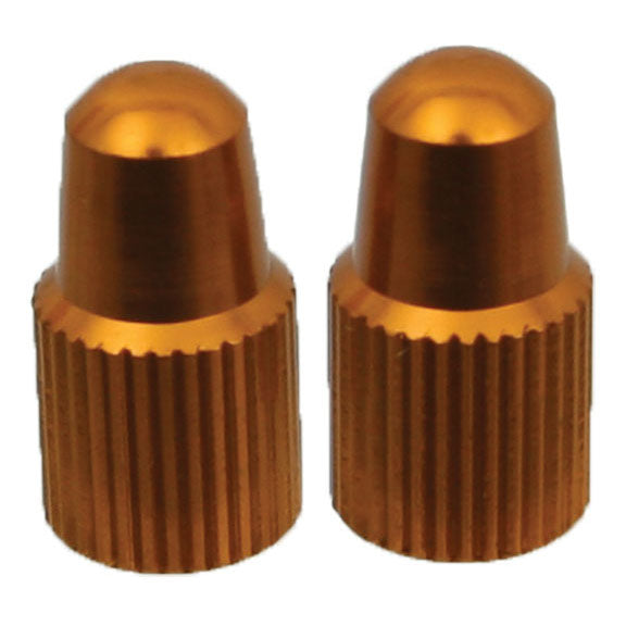 Load image into Gallery viewer, Yokozuna Alloy Valve Cap Presta Gold - Pair
