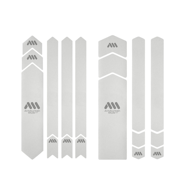 Load image into Gallery viewer, All Mountain Style Full Honeycomb Frame Guard Clear/Silver
