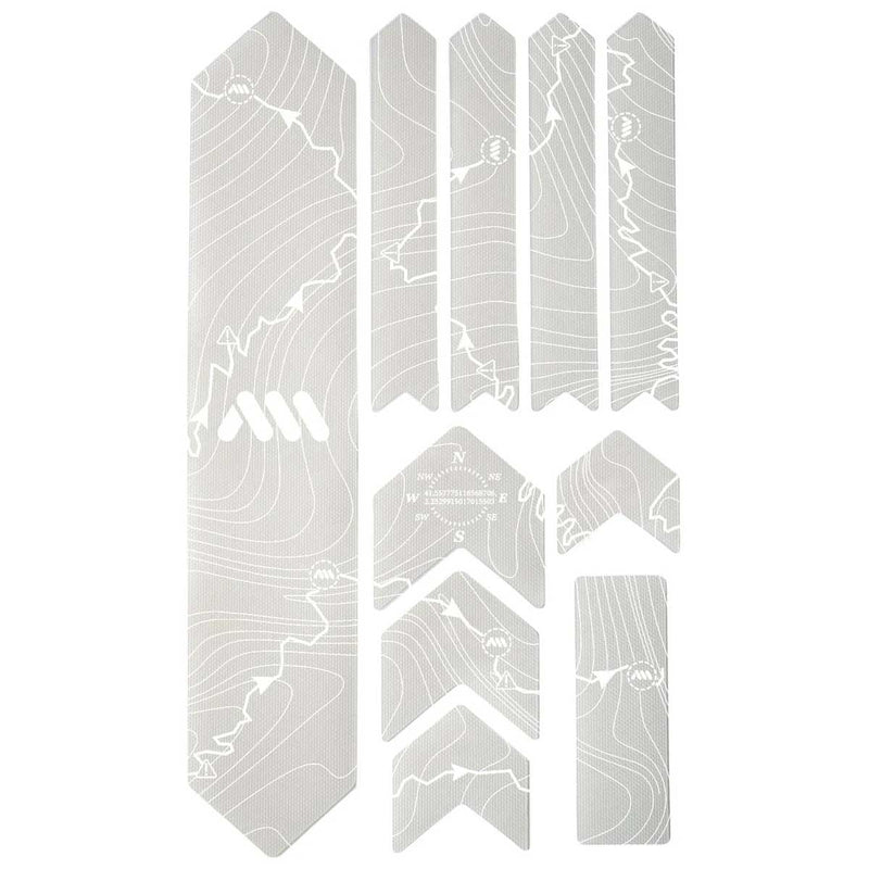 Load image into Gallery viewer, All Mountain Style Extra Honeycomb Frame Guard Tracks White
