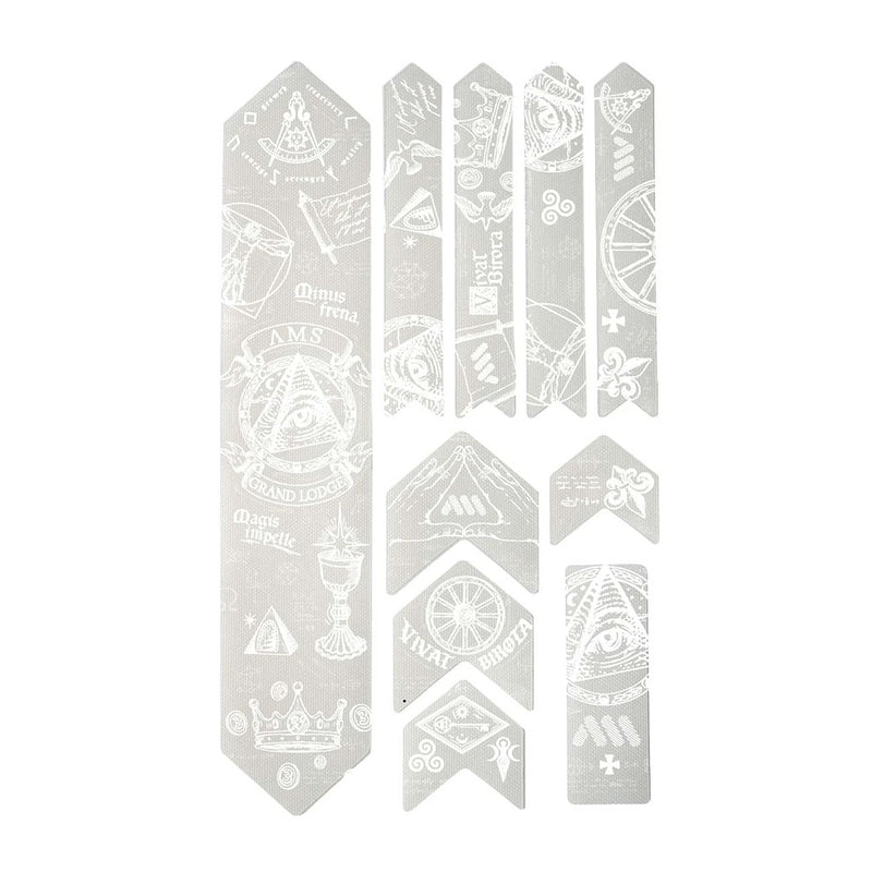 Load image into Gallery viewer, All Mountain Style Extra Honeycomb Frame Guard Opus Magna White  
