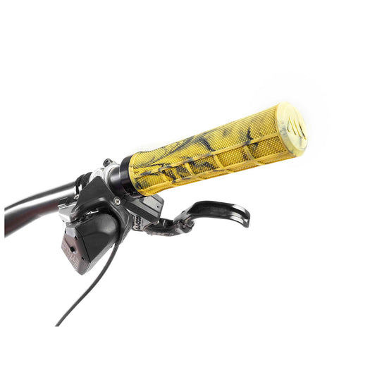 All Mountain Style Berm Grips Yellow Camo  