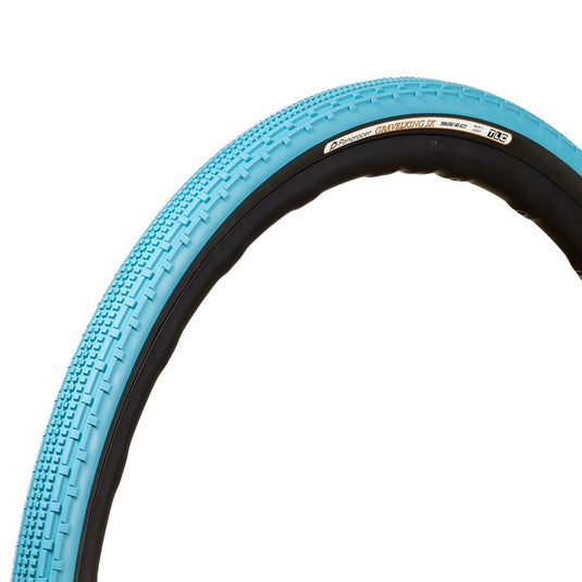 Panaracer Gravelking SK All-Road Hybrid Tire 700x38C Folding Clincher ZSG Natural Advanced Extra Alpha Cord 126TPI Turquoise