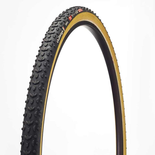 Challenge Grifo Pro Tire 700x33C Folding Clincher Natural SuperPoly PPS 300TPI Tanwall
