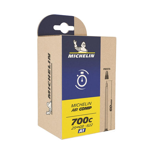 Michelin Aircomp Ultralight Butyl Tube Presta Length: 48mm 700C 26-32C